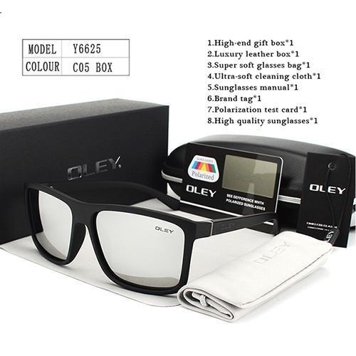  HD Polarized Unisex Sunglasses Accessories with Designer Retro Square Frame - Unisex Sunglasses - DYAVOR® 