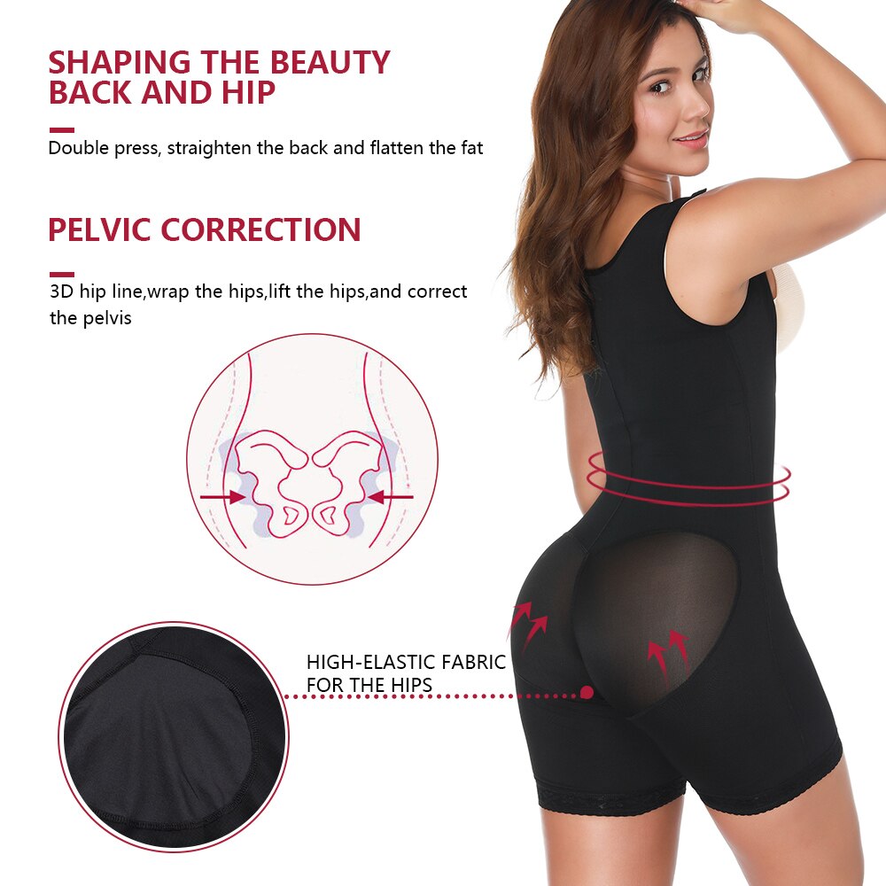  Women's High Compression Post-Surgical Belly Underbust Slimming Bodysuit - Slimmers - DYAVOR® 