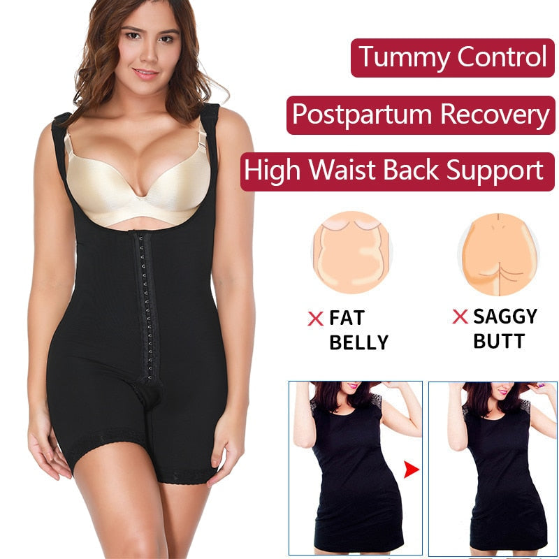  Women's High Compression Post-Surgical Belly Underbust Slimming Bodysuit - Slimmers - DYAVOR® 