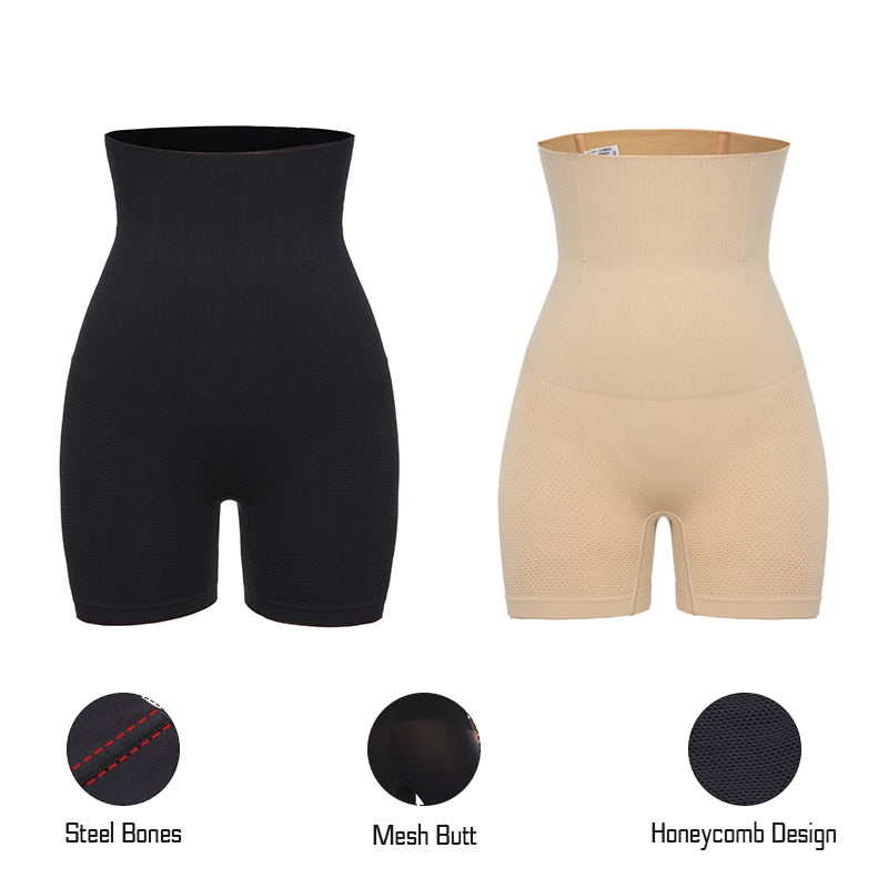 Women's Mesh High Waist Butt Lifter Postpartum Control Panties Shapewear