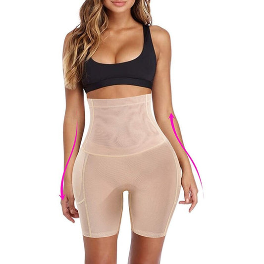 Women's High Waist Butt Lifter Hip Enhancer Tummy Contol Padded Panties