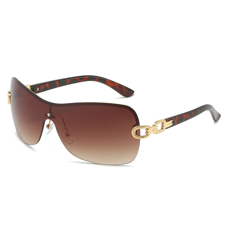  Women's Summer Gradient Vintage Style Oversized Punk Sunglasses - Women Sunglasses - DYAVOR® 