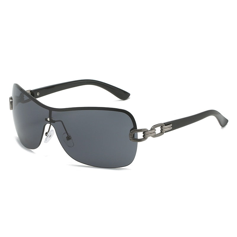  Women's Summer Gradient Vintage Style Oversized Punk Sunglasses - Women Sunglasses - DYAVOR® 