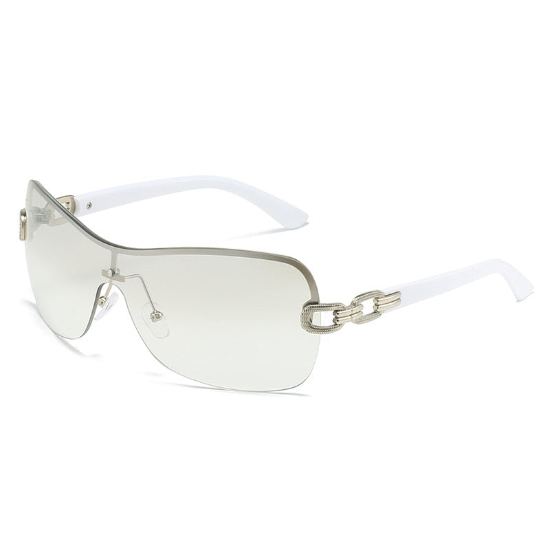  Women's Summer Gradient Vintage Style Oversized Punk Sunglasses - Women Sunglasses - DYAVOR® 