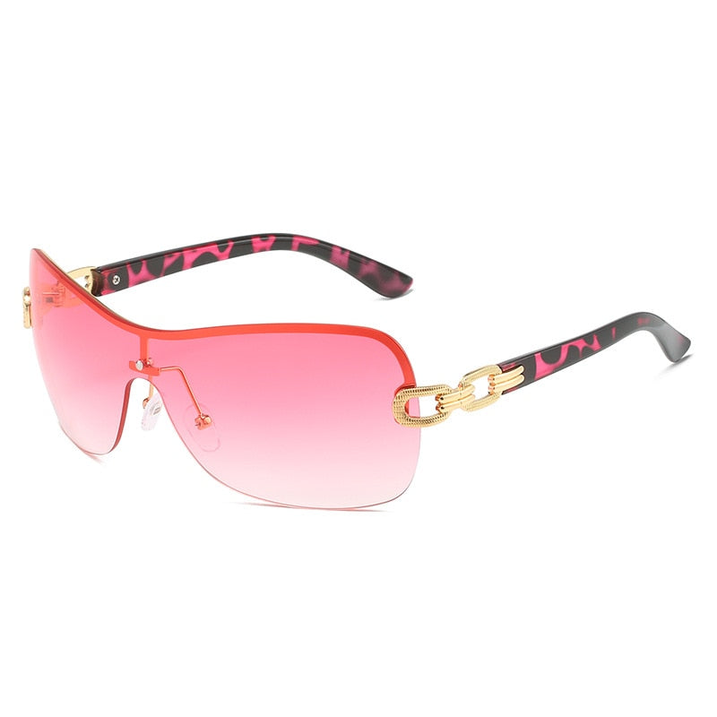  Women's Summer Gradient Vintage Style Oversized Punk Sunglasses - Women Sunglasses - DYAVOR® 