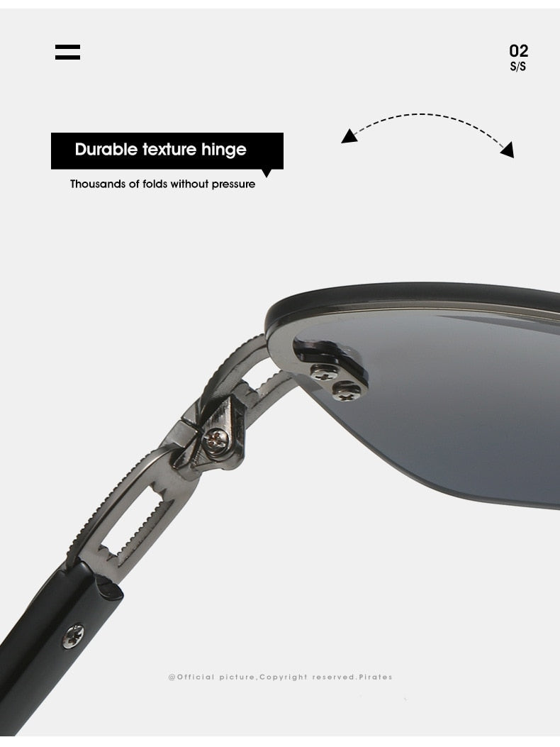  Women's Summer Gradient Vintage Style Oversized Punk Sunglasses - Women Sunglasses - DYAVOR® 