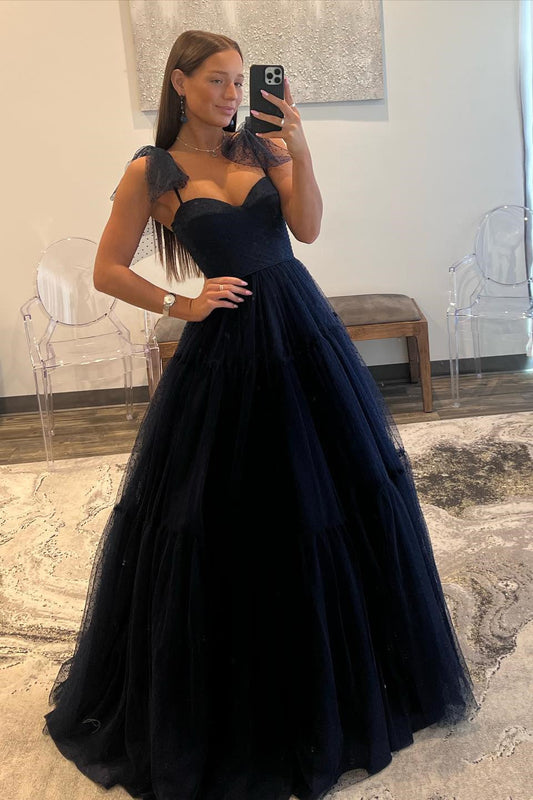  Skyler |A-line Sweetheart Dot Tulle Prom Dress - Prom Dress - DYAVOR® 