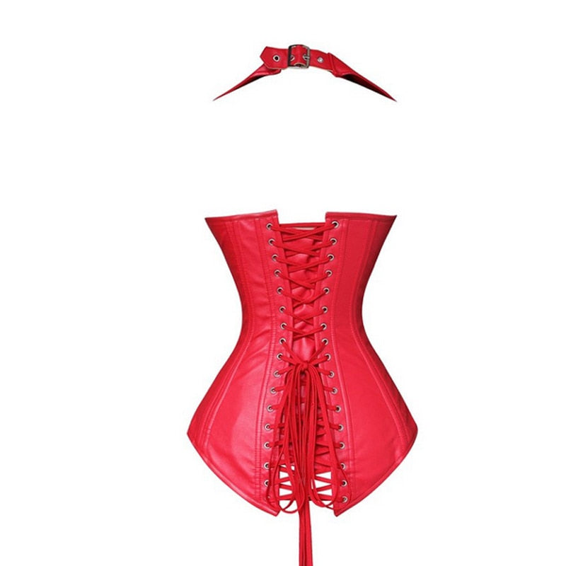  Steampunk Solid Sexy Overbust Armor Waist Trainer Corset Bustiers Slimmers - Slimmers - DYAVOR® 