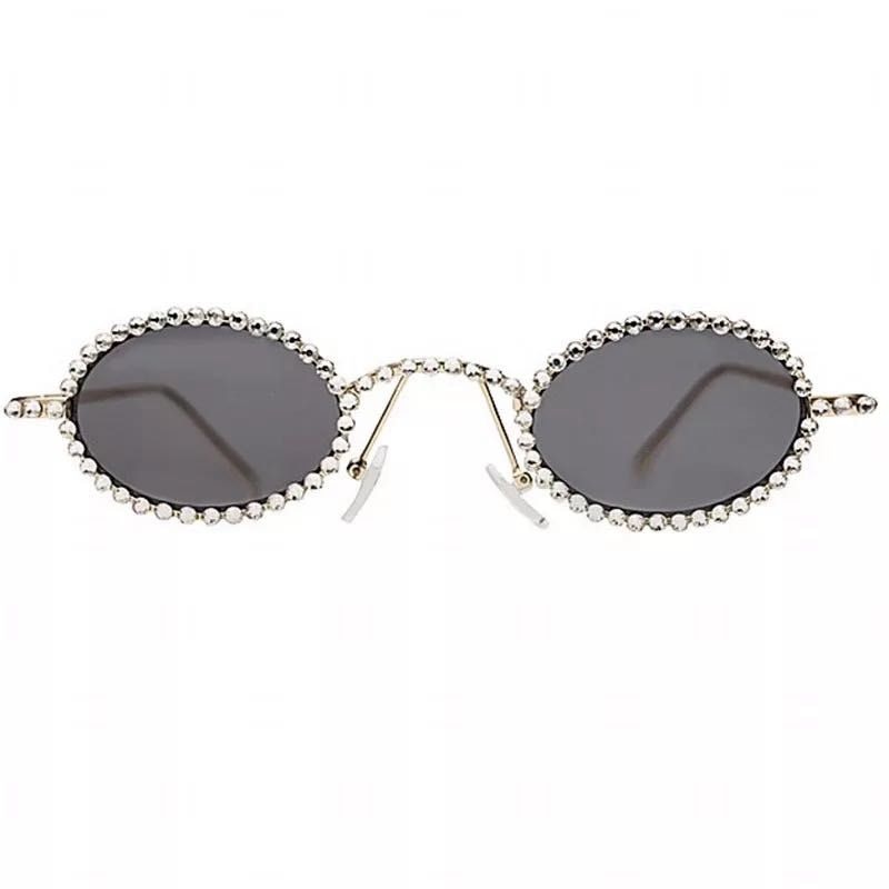  Women's Luxury Black Color Stainless Steel Diamond Designer Sunglasses - Women Sunglasses - DYAVOR® 