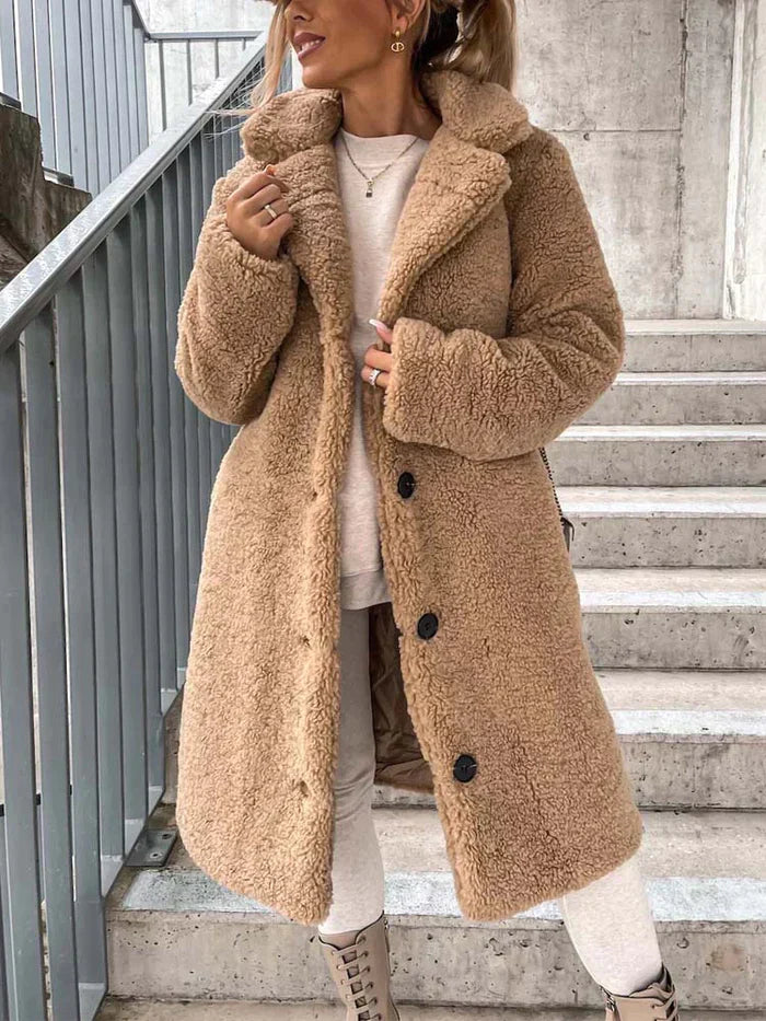 Daniella Teddy Coat | Long & Warm