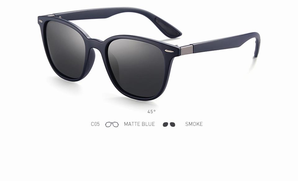  Men and Women Classic Design Polarized Square Frame Sungasses - Unisex Sunglasses - DYAVOR® 