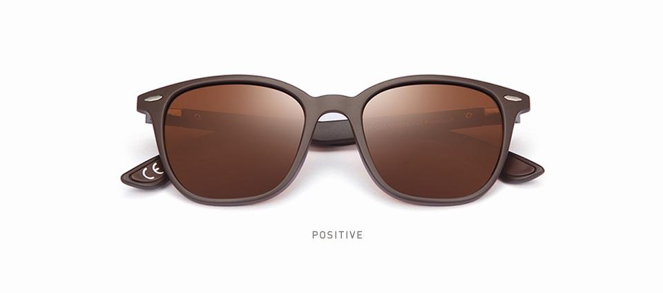  Men and Women Classic Design Polarized Square Frame Sungasses - Unisex Sunglasses - DYAVOR® 