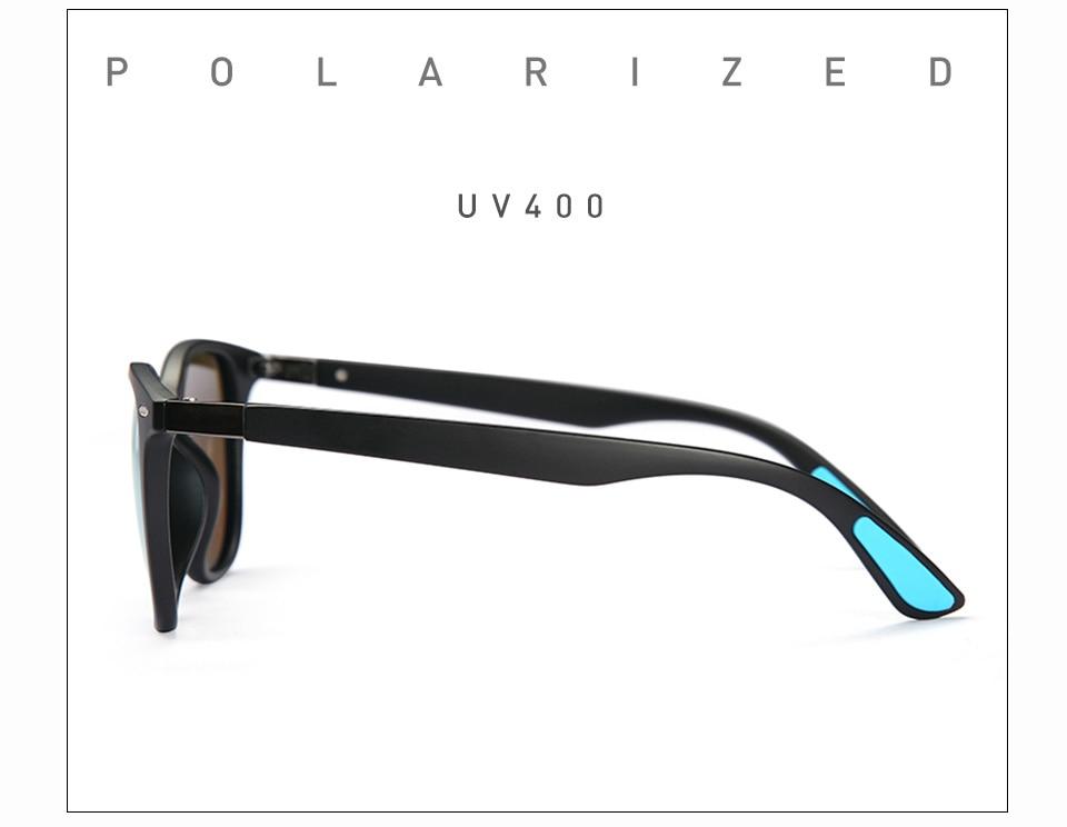  Men and Women Classic Design Polarized Square Frame Sungasses - Unisex Sunglasses - DYAVOR® 