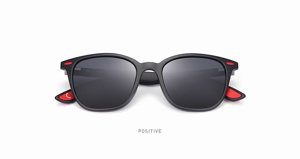  Men and Women Classic Design Polarized Square Frame Sungasses - Unisex Sunglasses - DYAVOR® 