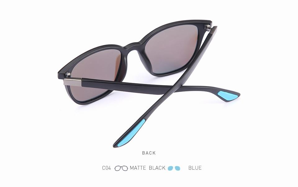  Men and Women Classic Design Polarized Square Frame Sungasses - Unisex Sunglasses - DYAVOR® 