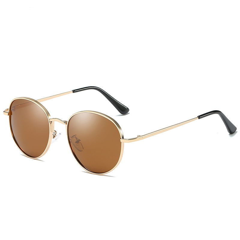  Unisex Vintage Polarized Anti Glare UV400 Round Eyewear Sunglasses - Unisex Sunglasses - DYAVOR® 