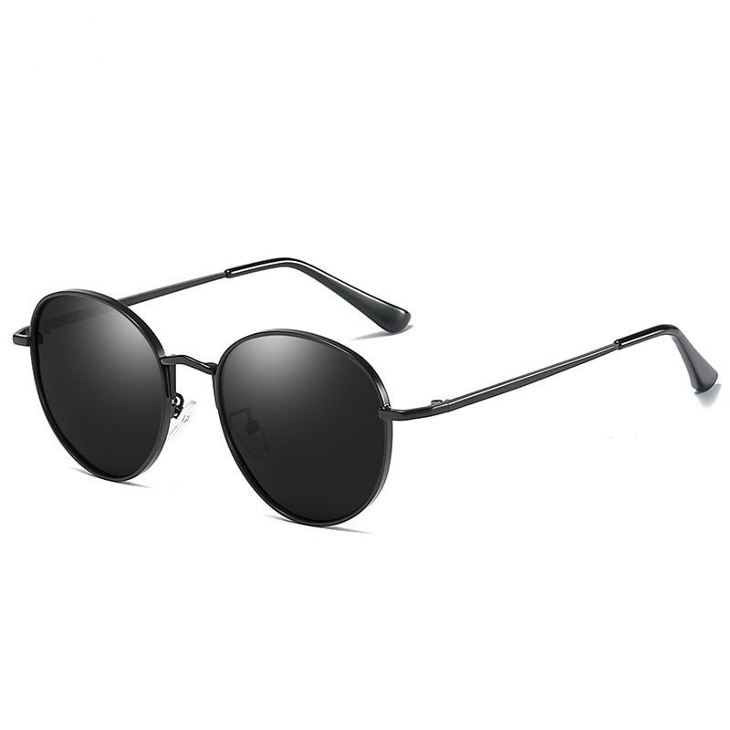  Unisex Vintage Polarized Anti Glare UV400 Round Eyewear Sunglasses - Unisex Sunglasses - DYAVOR® 