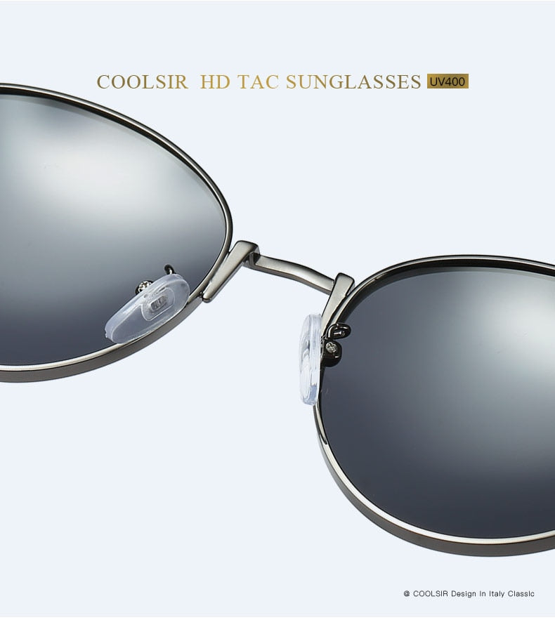  Unisex Vintage Polarized Anti Glare UV400 Round Eyewear Sunglasses - Unisex Sunglasses - DYAVOR® 