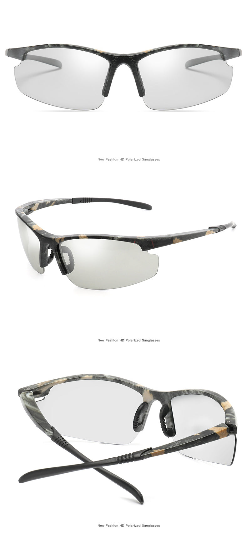  Men and Women Polarized Photochromic UV400 Cycling Sunglasses - Unisex Sunglasses - DYAVOR® 