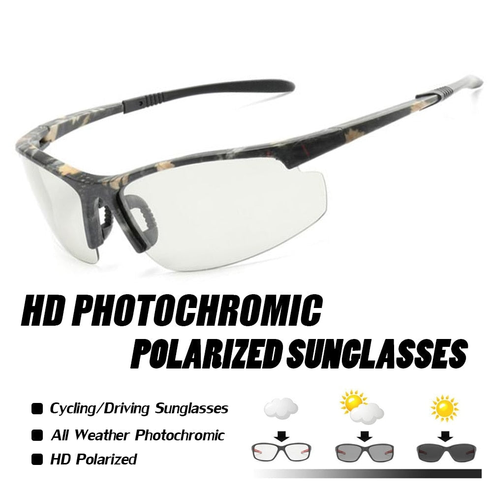  Men and Women Polarized Photochromic UV400 Cycling Sunglasses - Unisex Sunglasses - DYAVOR® 