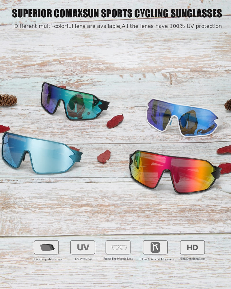  Men and Women Polarized UV400 Outdoor Sports Cycling Sunglasses - Unisex Sunglasses - DYAVOR® 
