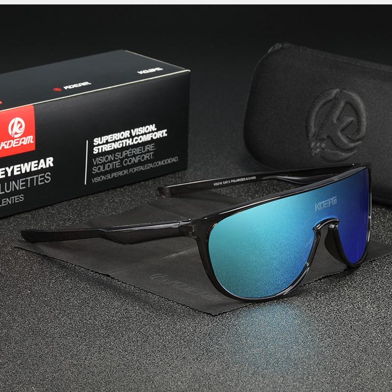  Men and Women Sports CE TR90 Material Mirror One Piece Sunglasses - Unisex Sunglasses - DYAVOR® 