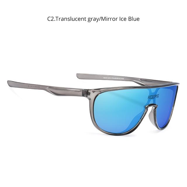  Men and Women Sports CE TR90 Material Mirror One Piece Sunglasses - Unisex Sunglasses - DYAVOR® 