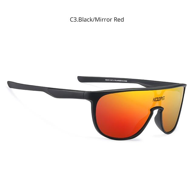  Men and Women Sports CE TR90 Material Mirror One Piece Sunglasses - Unisex Sunglasses - DYAVOR® 
