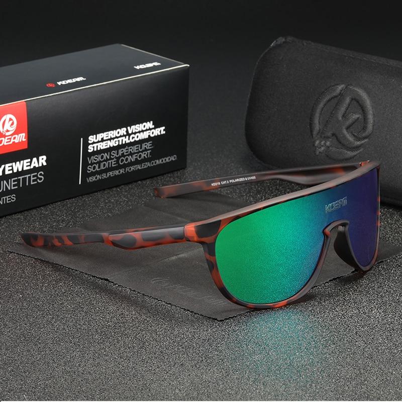  Men and Women Sports CE TR90 Material Mirror One Piece Sunglasses - Unisex Sunglasses - DYAVOR® 