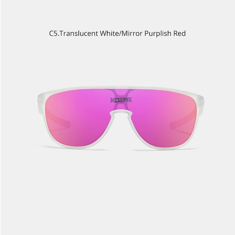  Men and Women Sports CE TR90 Material Mirror One Piece Sunglasses - Unisex Sunglasses - DYAVOR® 