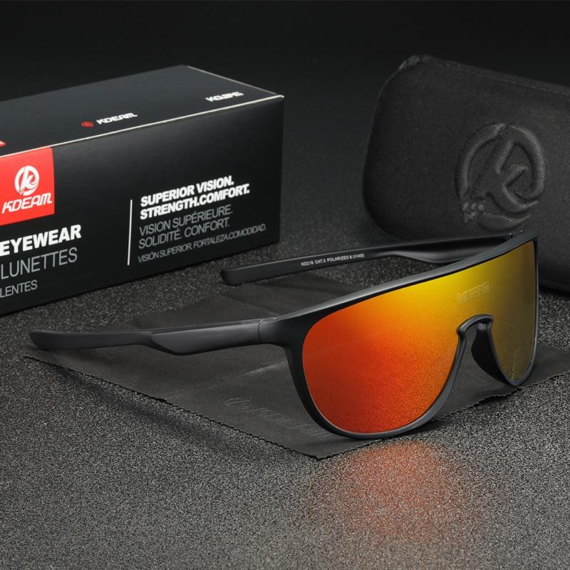  Men and Women Sports CE TR90 Material Mirror One Piece Sunglasses - Unisex Sunglasses - DYAVOR® 