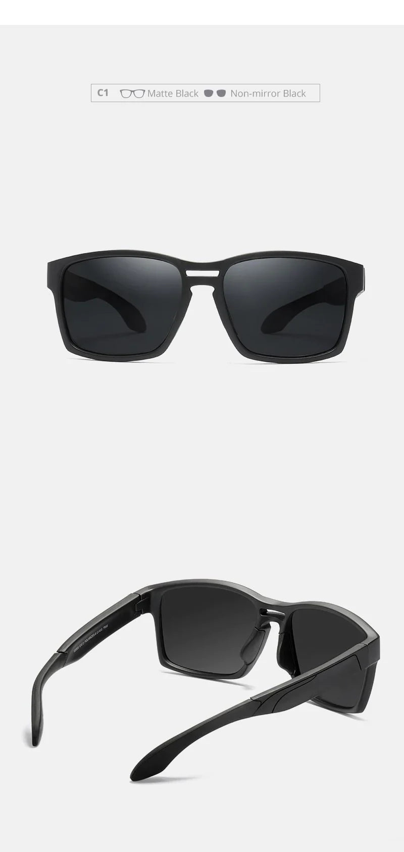  Unisex Tr90 Clear View Mirror Frame Sunglasses With Elastic Rubber - Unisex Sunglasses - DYAVOR® 