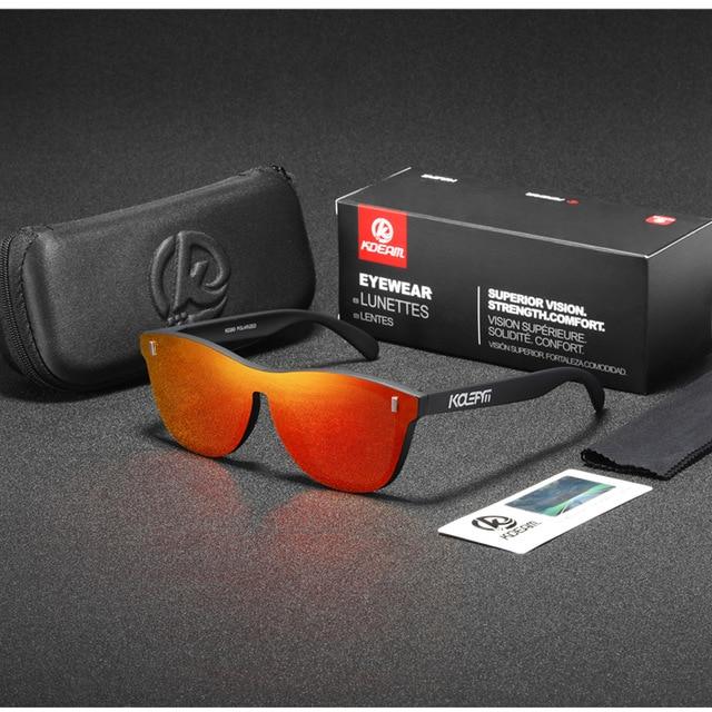  Men's Women's UV400 Eye-Popping Color Polarized Titanium Sunglasses - Unisex Sunglasses - DYAVOR® 