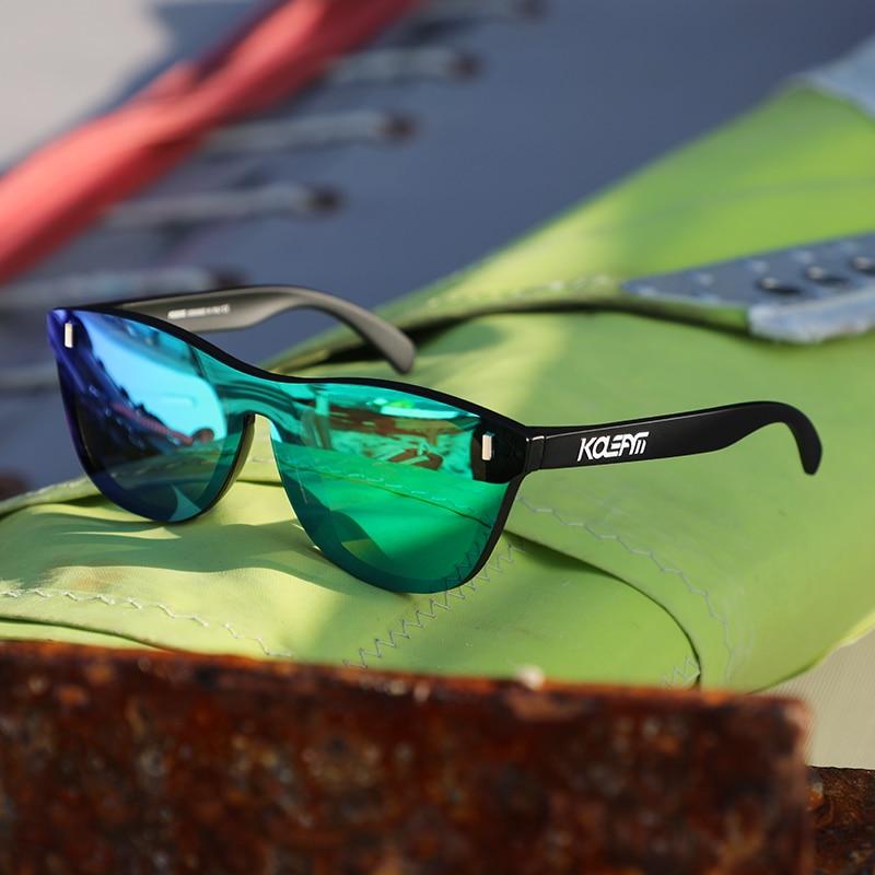  Men's Women's UV400 Eye-Popping Color Polarized Titanium Sunglasses - Unisex Sunglasses - DYAVOR® 