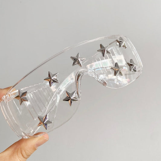  Women's Luxury Goggle Style Transparent Steampunk Designer Sunglasses - Women Sunglasses - DYAVOR® 
