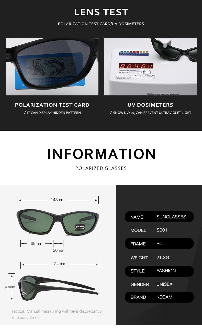  Outdoor Polarized Wind Proof Glasses Fits Goggles for Men and Women - Unisex Sunglasses - DYAVOR® 