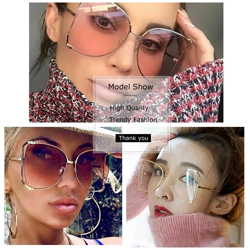  Oversized Square UV400 Women's Designer Sunglasses with Pearl - Women Sunglasses - DYAVOR® 