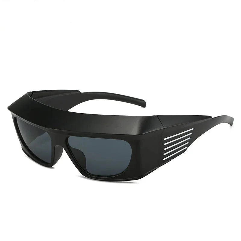  Unisex Steampunk Sports UV400 Shades Oversized Rectangle Sunglasses - Unisex Sunglasses - DYAVOR® 