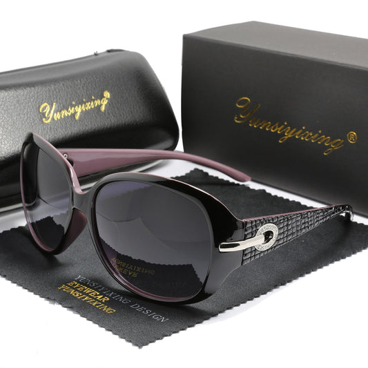  Women's Vintage Butterfly Style UV400 Polarized Big Frame Sunglasses - Women Sunglasses - DYAVOR® 