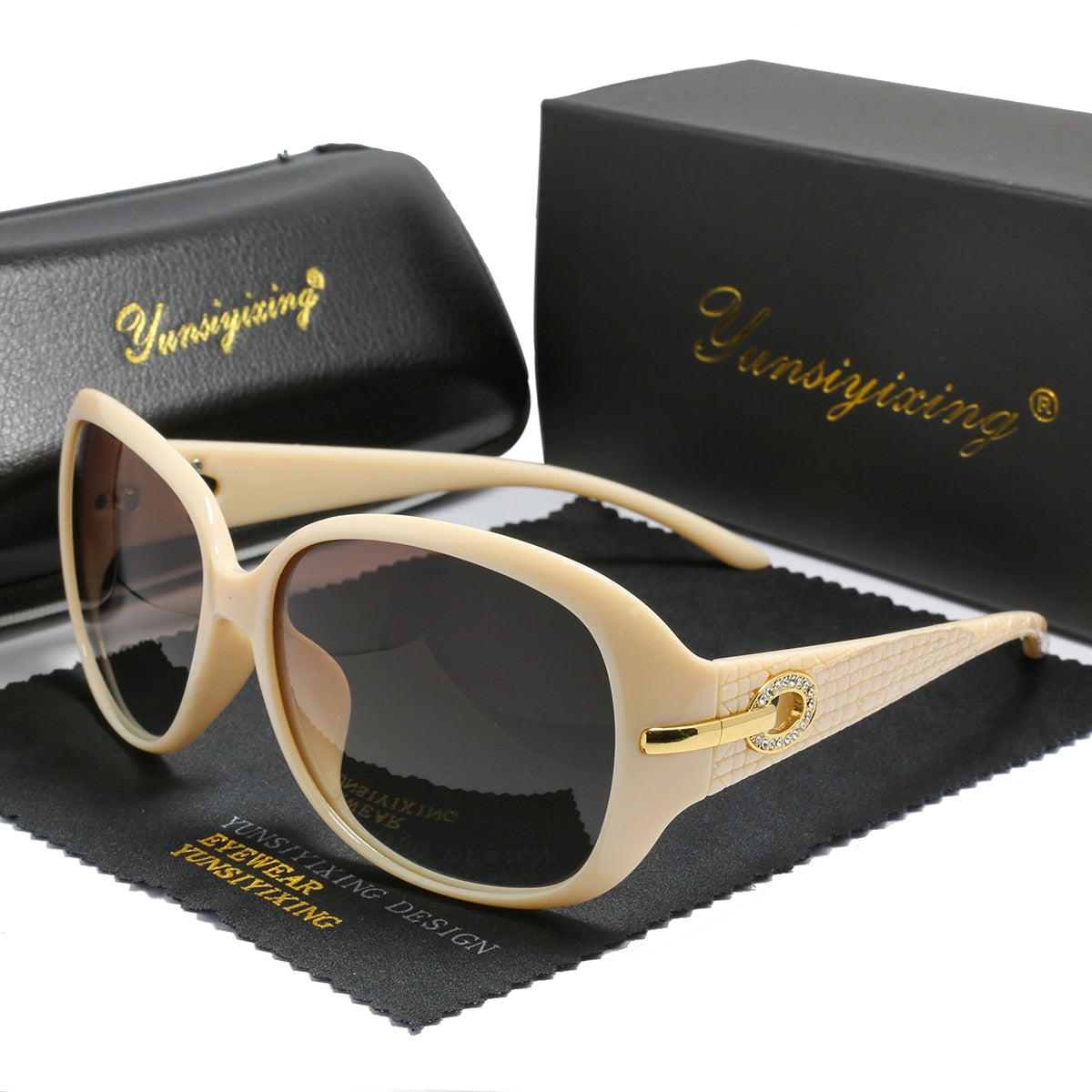  Women's Vintage Butterfly Style UV400 Polarized Big Frame Sunglasses - Women Sunglasses - DYAVOR® 
