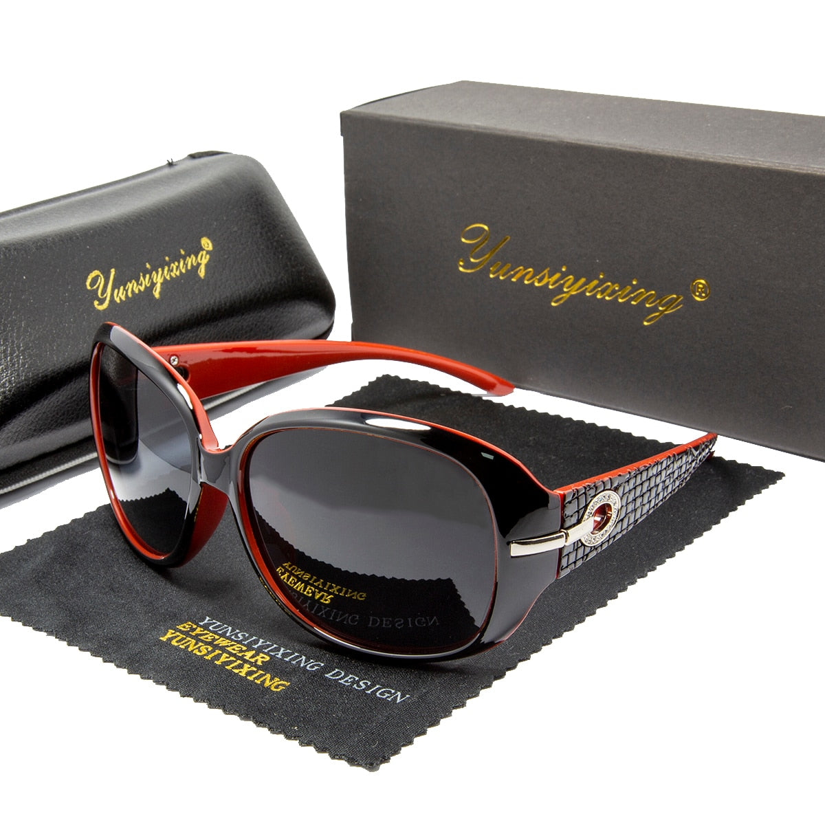  Women's Vintage Butterfly Style UV400 Polarized Big Frame Sunglasses - Women Sunglasses - DYAVOR® 