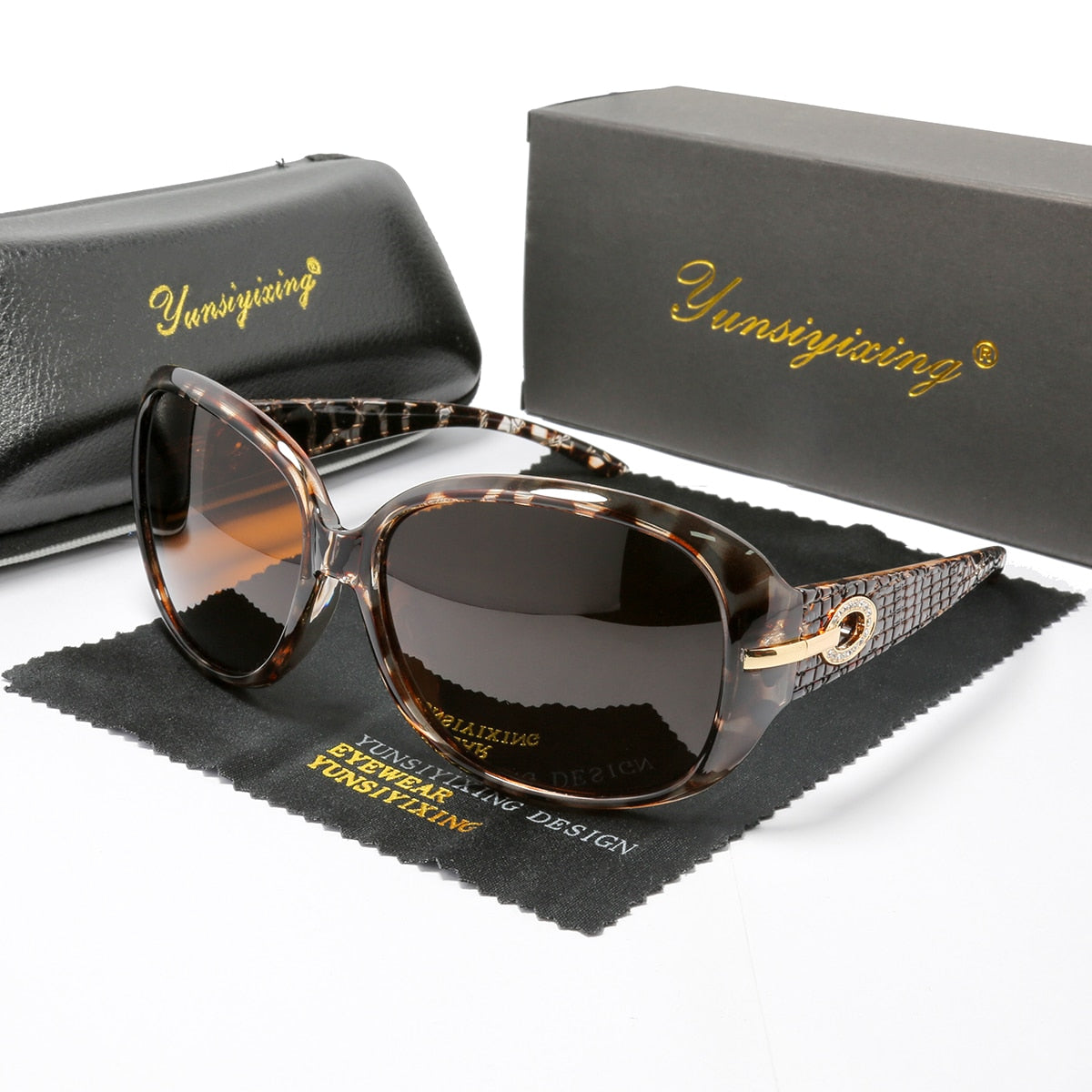  Women's Vintage Butterfly Style UV400 Polarized Big Frame Sunglasses - Women Sunglasses - DYAVOR® 