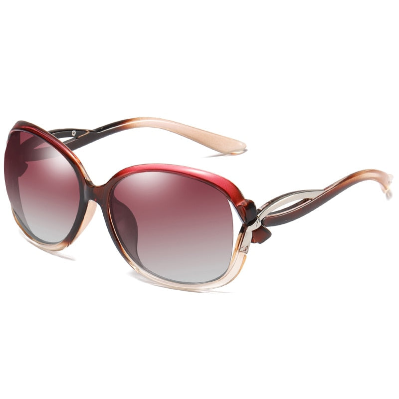  Women's Butterfly Style Polarized UV400 Mirror Driving Travel Sunglasses - Women Sunglasses - DYAVOR® 