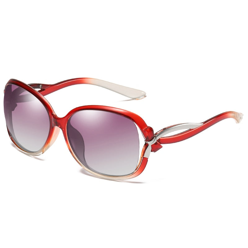  Women's Butterfly Style Polarized UV400 Mirror Driving Travel Sunglasses - Women Sunglasses - DYAVOR® 