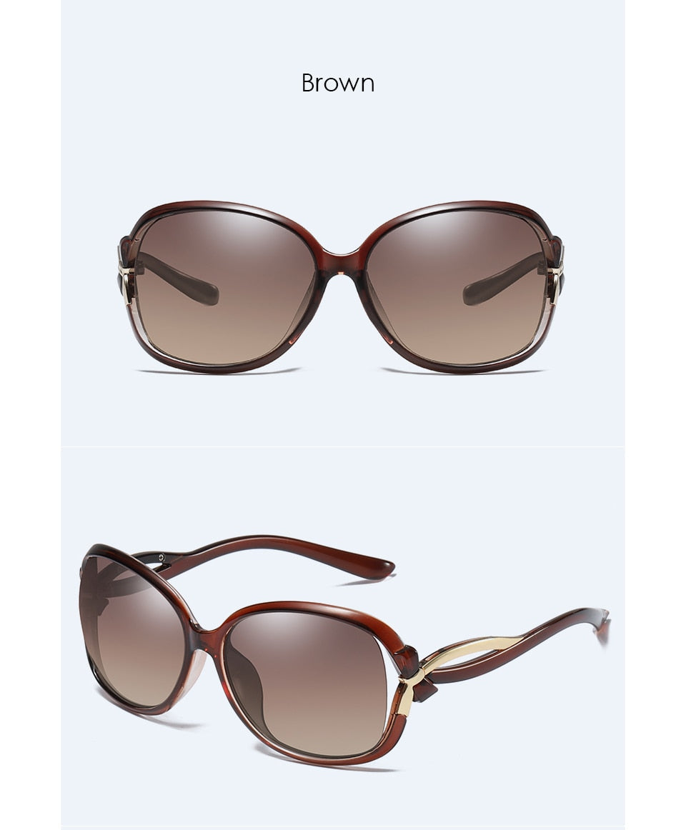  Women's Butterfly Style Polarized UV400 Mirror Driving Travel Sunglasses - Women Sunglasses - DYAVOR® 