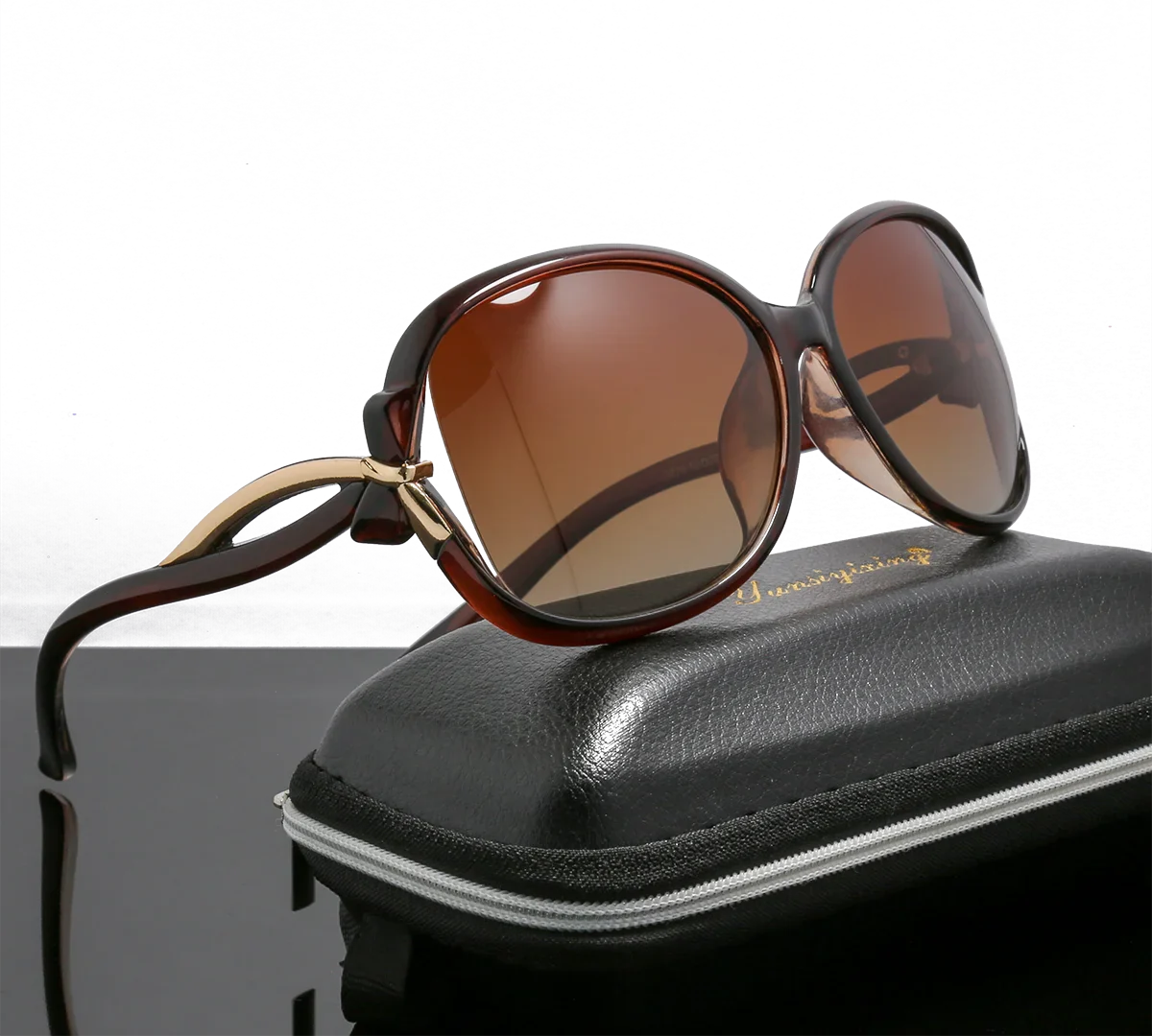  Women's Butterfly Style Polarized UV400 Mirror Driving Travel Sunglasses - Women Sunglasses - DYAVOR® 