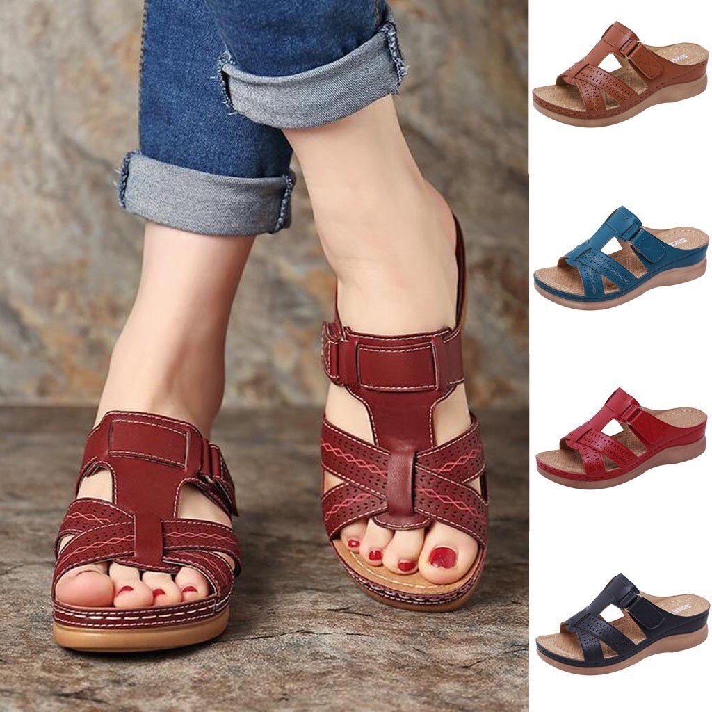 Easywalk - comfortable orthopedic sandals with extra soft sole for less foot pain and more body balance