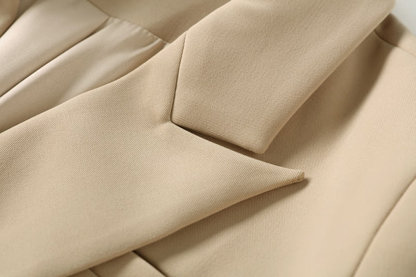  'Leosoxs' Beige Blazer -  - DYAVOR® 
