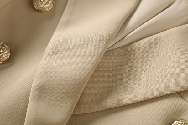  'Leosoxs' Beige Blazer -  - DYAVOR® 