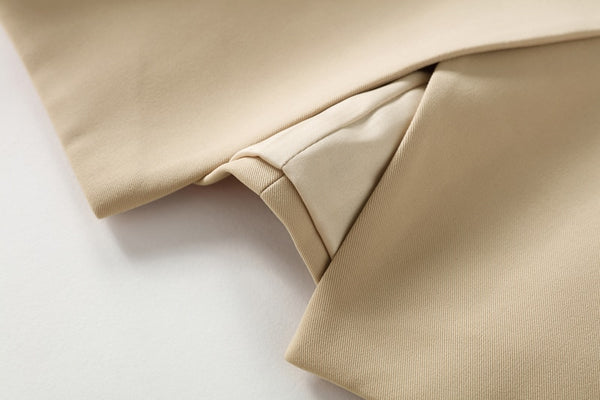  'Leosoxs' Beige Blazer -  - DYAVOR® 